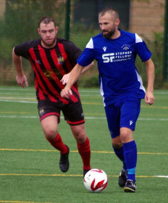 Nathan Evans scored a screamer for Merlins Bridge at Clarbeston Road Nathan Evans scored a screamer for Merlins Bridge at Clarbeston Road